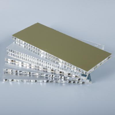 O plutônio de PVDF revestiu os painéis de parede de alumínio do favo de mel 1200x2400mm