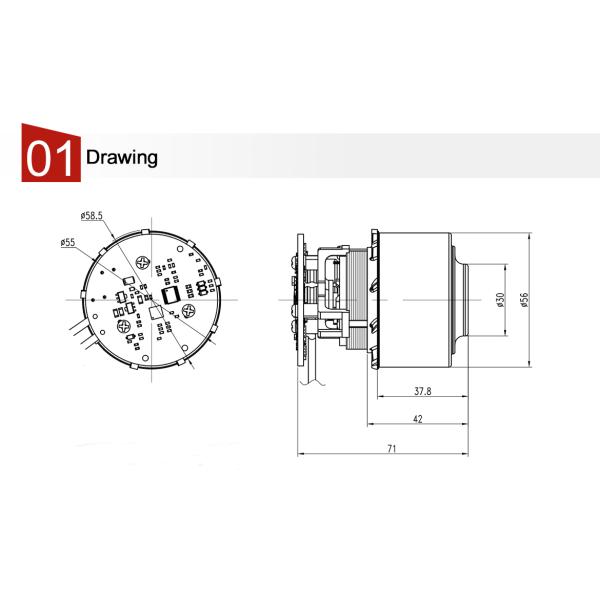 Coreless Vacuum Cleaner Brushless DC Motor