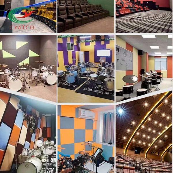 Durable Interior Fabric Acoustic Panel Odorless Noise Reduction