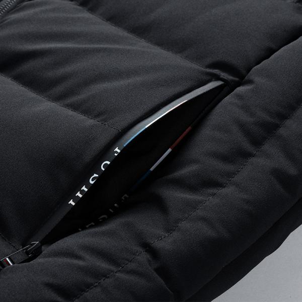 Vestido caliente masculino de alta calidad de exterior utilidad poliéster con alfombras sin mangas con cremallera para arriba chaleco de algodón grueso para hombres