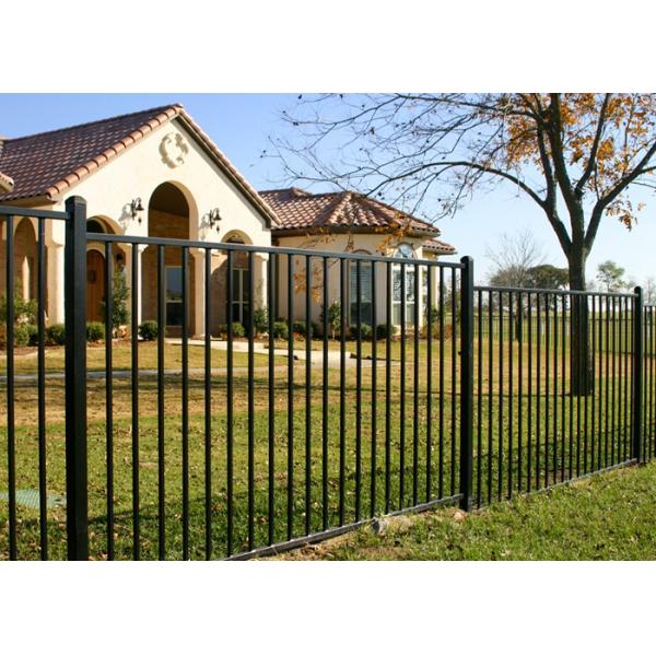 Galvanized Steel Tubular Fence Sliding Electric Gates For Backyard