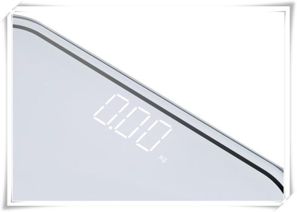 Black / White Bathroom Scale With Body Fat , High Precision Electronics Weighing Scale