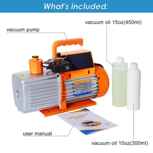 SVP-12 Refrigeration Spare Parts HVAC 1HP Vacuum Pump 12 CFM 2 Stage