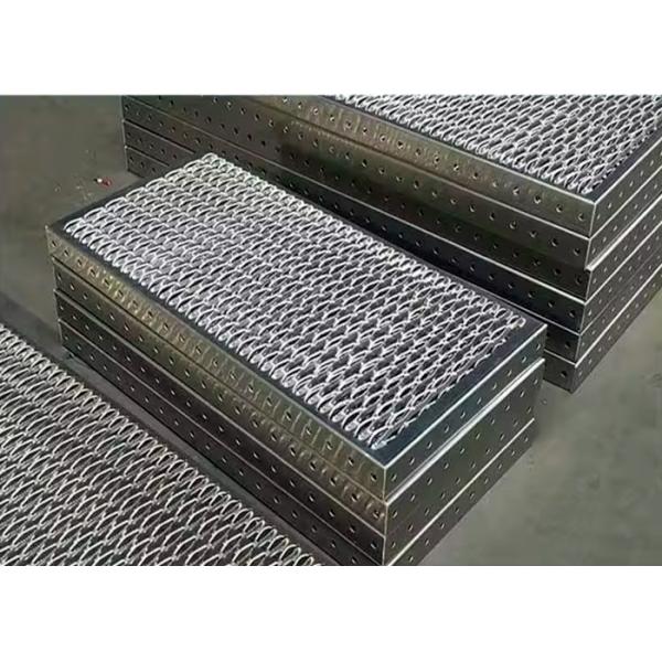 Custom Crocodile Mouth Anti Skid Metal Sheet Silver Channel 120mm-1000mm Various Lengths