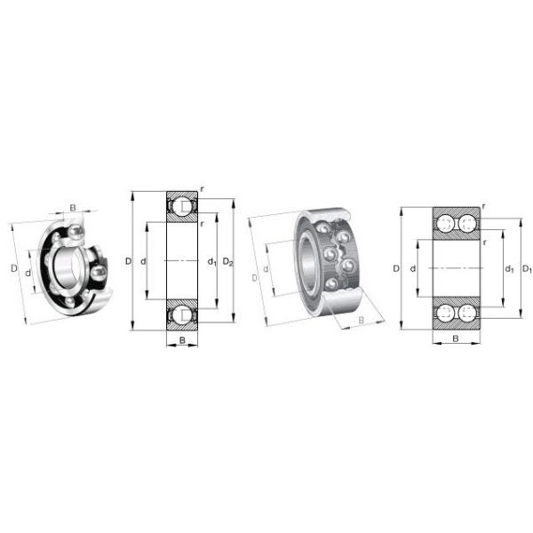 High Quality Deep Groove Double Row Ball Bearing Sealed Precision 6200rs For Machinery