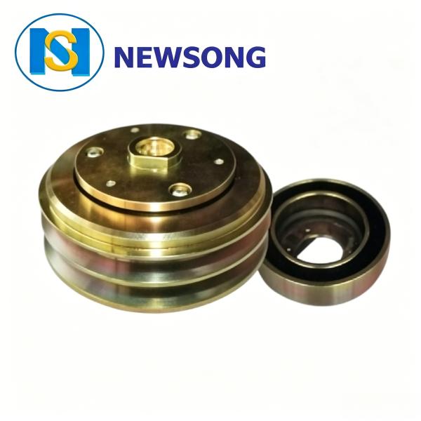 Φ220mm 60W 2B Bus Ac Compressor Clutch TS16949 DC 24V F600Y 6PFCY 6NFCY FKX50