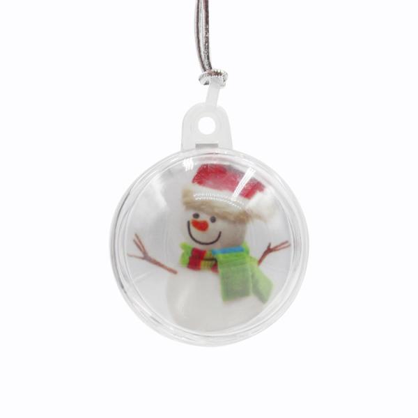 Personalized Blank Sublimation Christmas Ornaments 4.2cm Sublimation Christmas Ball Ornaments