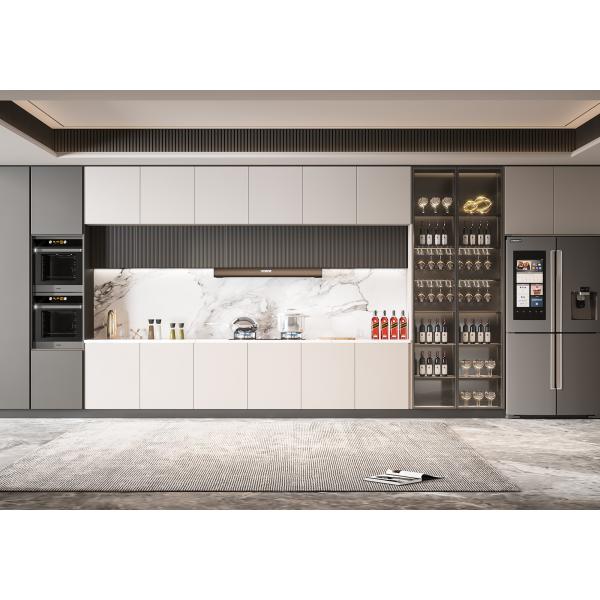 Modern Kitchen Cabinet with Granite Countertop Custom Design