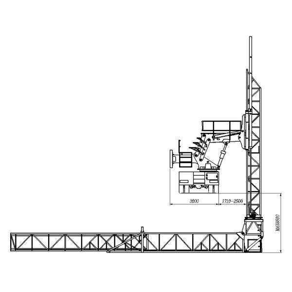 FAW Chassis National V 15+2m Aluminum Mobile Bridge Inspection Platform