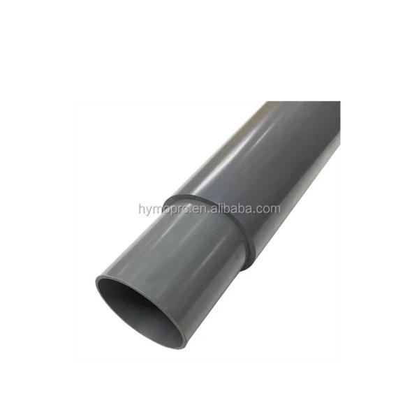 White Grey Color PVC Plastic Pipe 1/2-12 for OEM DIN Standard PVC Water Pipe 200mm