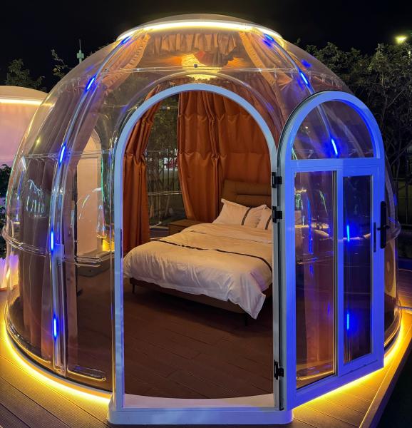 Customized Luxurious PC Material Impact Resistant Bubble Houses Inflatable Dome Tent for Homestay Bedroom