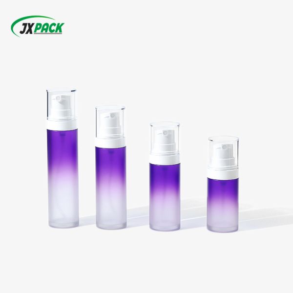40ml Gradient Matte PET Cosmetic Bottle with Press Pump for Precise Dosage Control