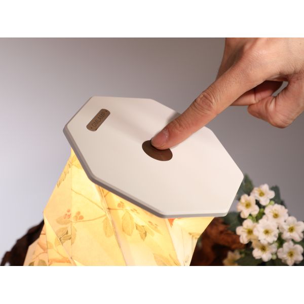 Creative Geometric Bird Rotating Paper Lamp LED Lights Home Decoration