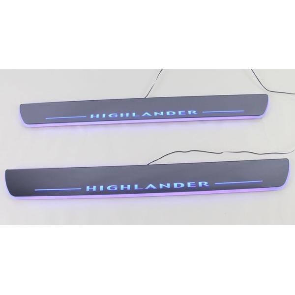 Toyota Highlander car door welcome lights LED Moving Door sill Scuff for sale