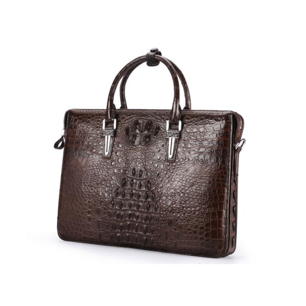 2019 new alligator leather man bag handbag crocodile leather business crossbody bag one-shoulder bag men's briefcase