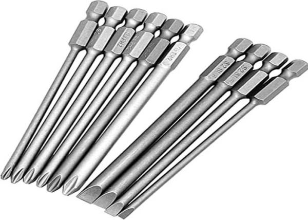 Alloy Steel CRV S2 Hex Head Screwdriver Bit 3mm 4mm Chemical Resistant High Hardness