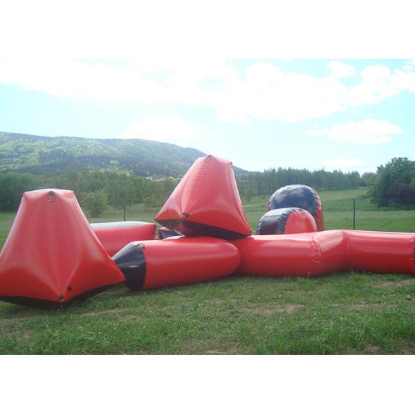 Juegos inflables del deporte del tiroteo al aire libre, armas inflables rojos del PVC Paintball