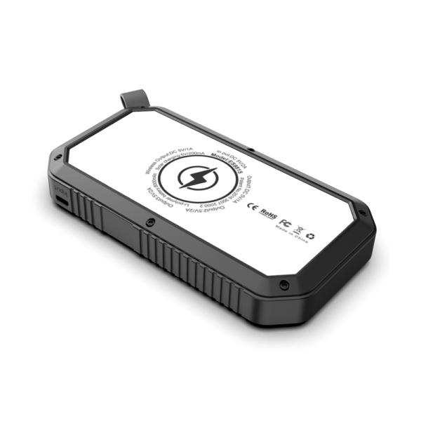 10000mAh Solar Power Bank Wireless Charging Solar Powered Power Bank For Phone