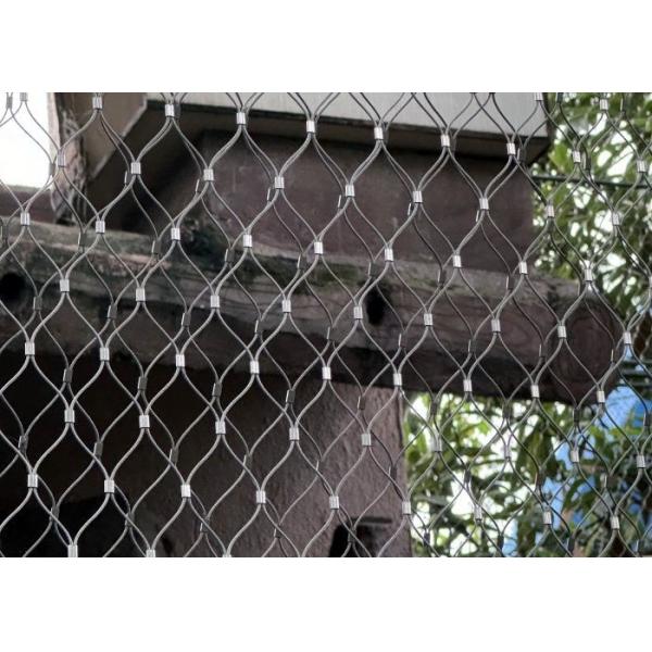 ロームボイドホール 岩石落下防止網 動物園用 鉄筋接続