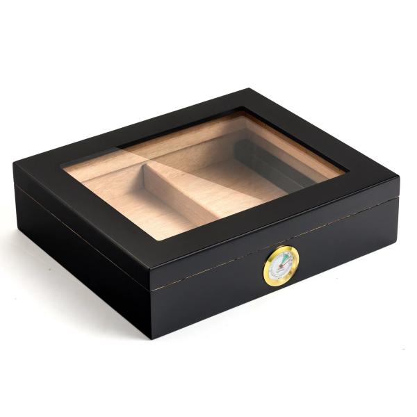 Caja de embalaje para cigarrillos de pintura de piano Caja de regalo para cigarrillos de madera de lujo