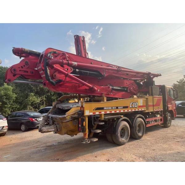 SYM5290THBES 430C-10 Sany Homemade Chassis 43m 2021 Second-hand Concrete Pump Truck For Heavy Duty Construction
