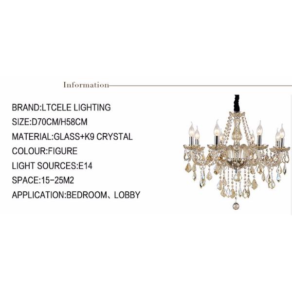 Twig Chandelier with K9 crystal for Living room Bedroom Decoration (WH-CY-03)