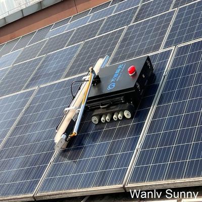 Tecnologia de limpeza de painéis solares para lavagem de fazendas fotovoltaicas e ângulo de inclinação de 20 graus