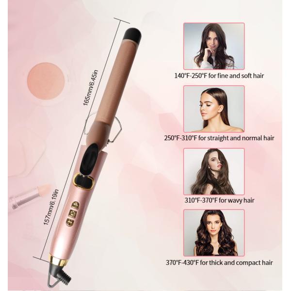 инструмент волос 240V 60Hz горячий утюг 1 дюйма завивая с бочонком керамического покрытия