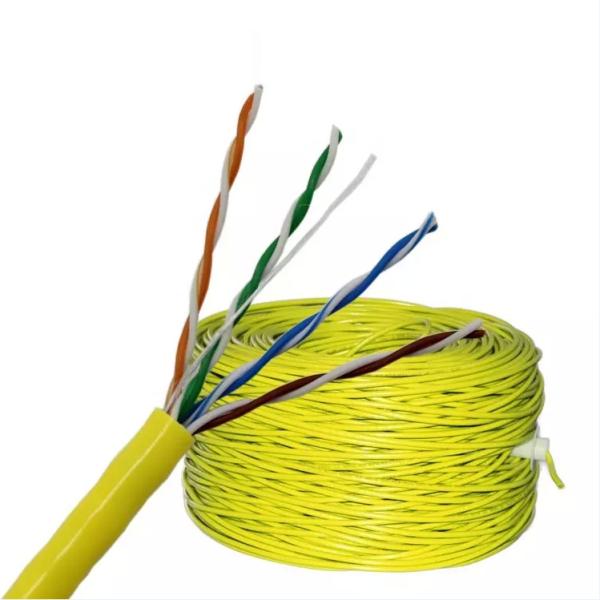 4 Pairs Cat5e Lan Cable customized PVC Jacket Pro Environment