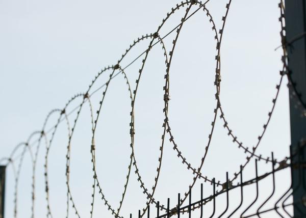 Hot Dipped Galvanized Barbed Bto-22 Concertina Razor Wire 450mm Coil Diameter