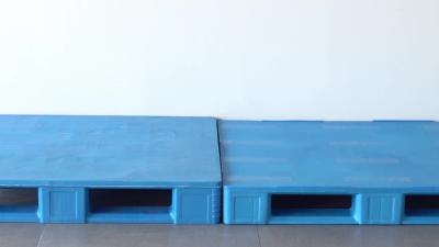 4 way Heavy duty single faced cheap closed euro plastic pallet price with steel
