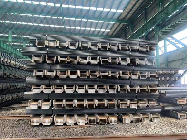 SY295 SY390 Q355 Q345 Larsen Steel Sheet Pile , U Type Hot Rolled Sheet Piling