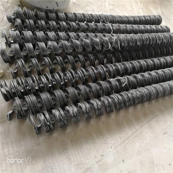 Screw Conveyor Sludge Treatment Sus316L Flight Blade Acid Resistance