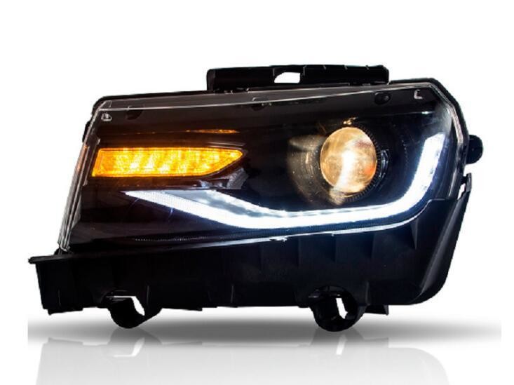 Modified LED Daytime Running Light Xenon Lamp Headlight for Chevrolet Camaro Bumblebee