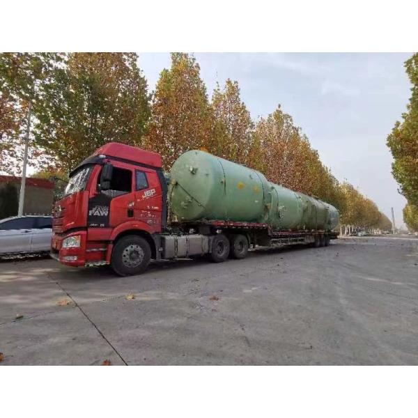 Промышленный цилиндрический высокопрочный бак для хранения Фрп для химической производственной линии