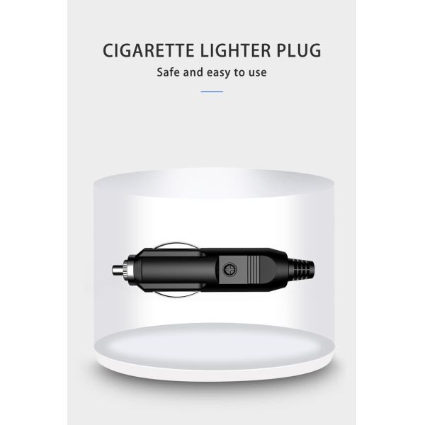 Portable Car Tire Inflator 12V 10A Smart Cig Lighter Air Compressor