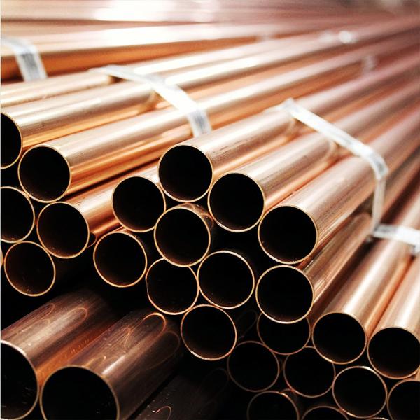 Tubulação do cobre de C11000 ASTM, espessura da tubulação 0.2mm 0.5mm do cobre do condicionador de ar