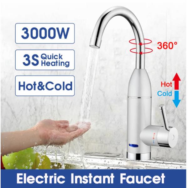 304 Stainless Instant Heating Water Faucet CE Kitchen Tap Water Heater 3KW