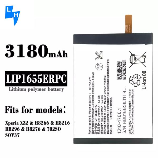 Batería móvil de protección de doble IC LIS1655ERPC 3.85V 3180mAh para Sony Xperia Z2 XZ2