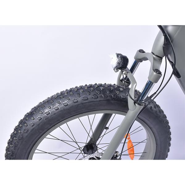 26in Fat Tire Electric Hunting Bike 1000w Alloy Frame With KMC Chain