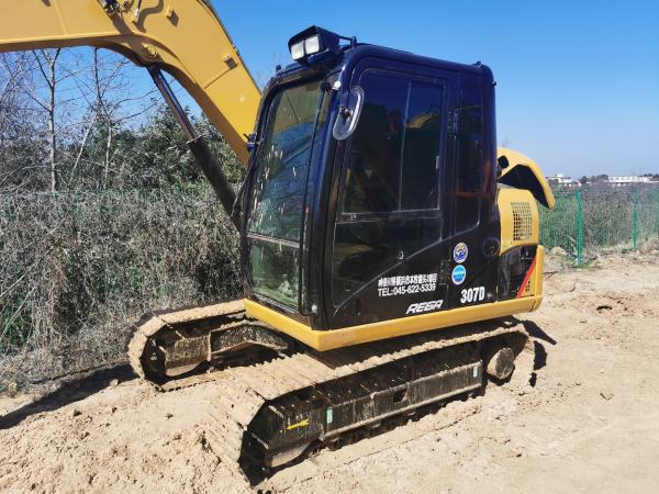 Excavadora CAT307 de alta potência com cilindro hidráulico original e capacidade de balde de 0,31 m3