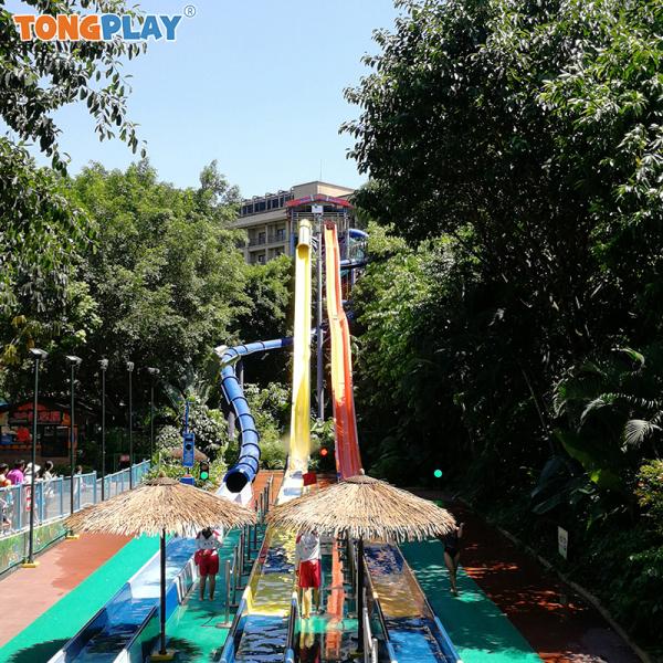 Customized Color Eco-friendly High Capacity Speed Water Slide for Water Playground