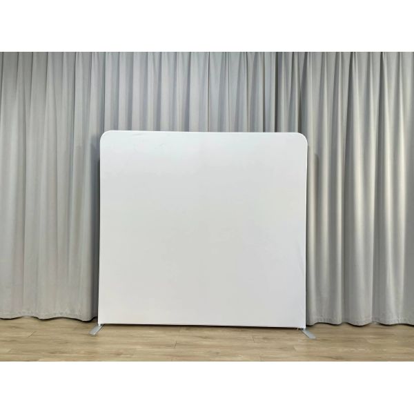 Customized Full Color White Pillowcase Backdrop Tension Fabric Banner Stand