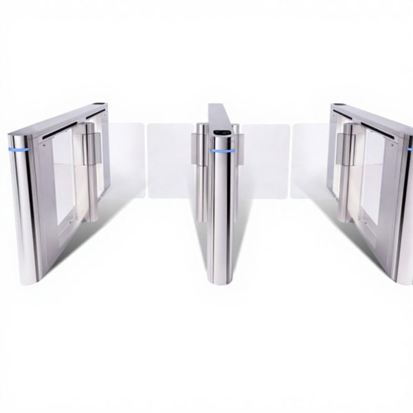 Fast Speed Stainless Steel Swing Barrier Turnstile Gate IP54 Security Turnstile Gate