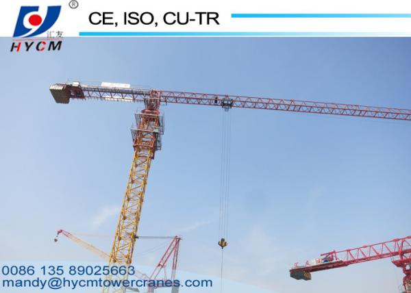 Building Construction 16 ton Grua PT7030 Topless Tower Crane With Inverter and Remote
