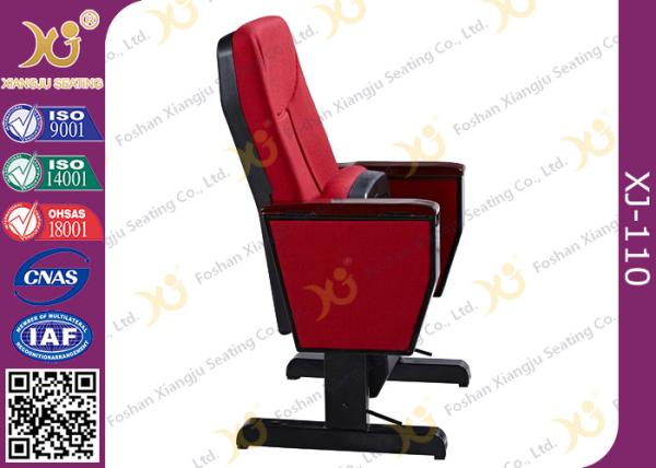 560mm Center Distance Fabric Cushion Padded Church Chairs For Meeting Room​