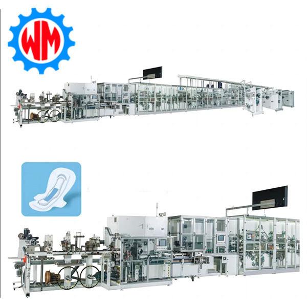 Intelligent Sanitary Napkin Production Line Ladies Sanitary Pad Making Machine