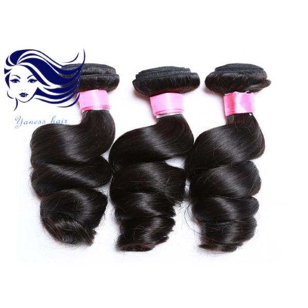 Virgin Curly Human Hair Extensions For Black Women Loose Wave