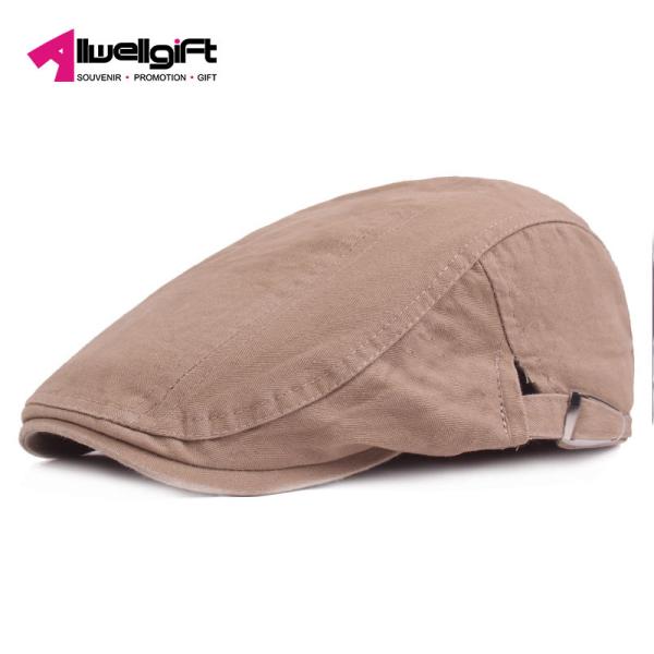 Adjustable Custom Logo Hats Cotton Travel Beret Cap for Adults