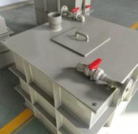 12mm recicláveis PP níquel o tanque do chapeamento para o armazenamento e a mistura dos produtos químicos